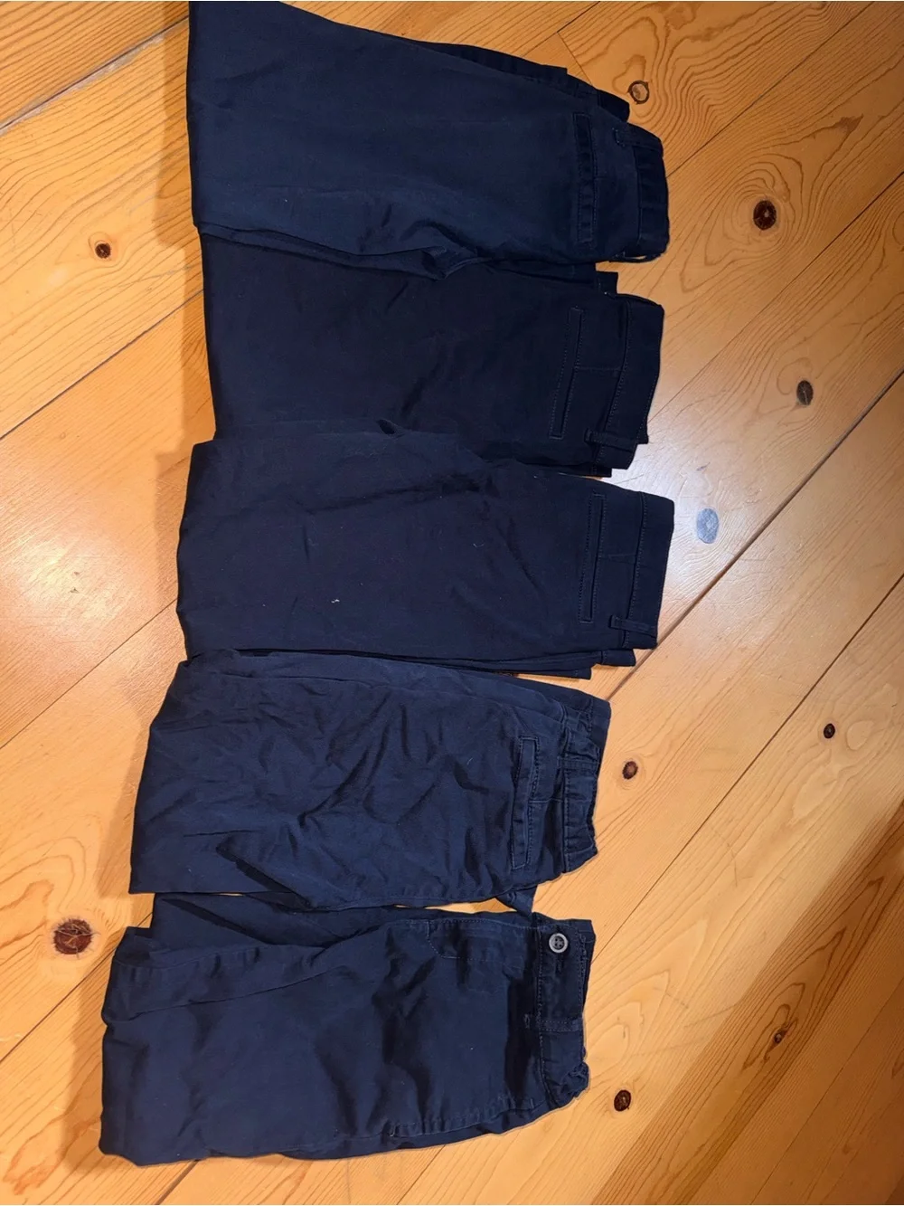 The Children's Place Navy Blue Kids Dress Pants - 5 Pack